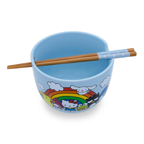 Toynk Hello Kitty chopsticks set with integrated rest for easy dining.