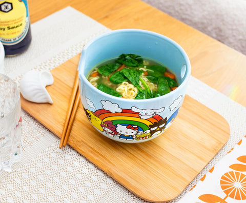 Toynk 20-ounce ramen bowl with included wooden chopsticks.