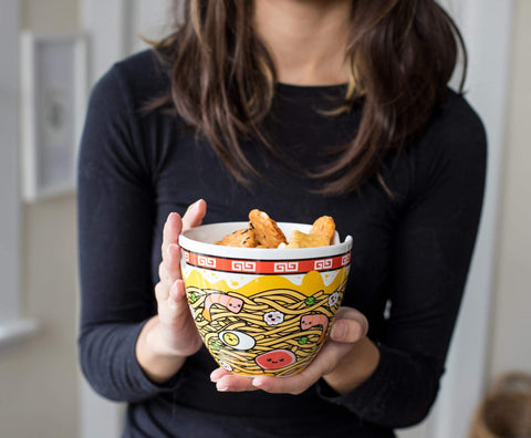Toynk Sunken Noodles wraparound animated design adds playful vibe to meals.