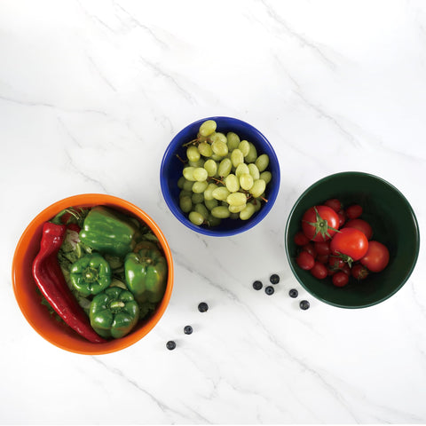 TP Aztec Bloom melamine set is top-rack dishwasher safe for easy cleanup