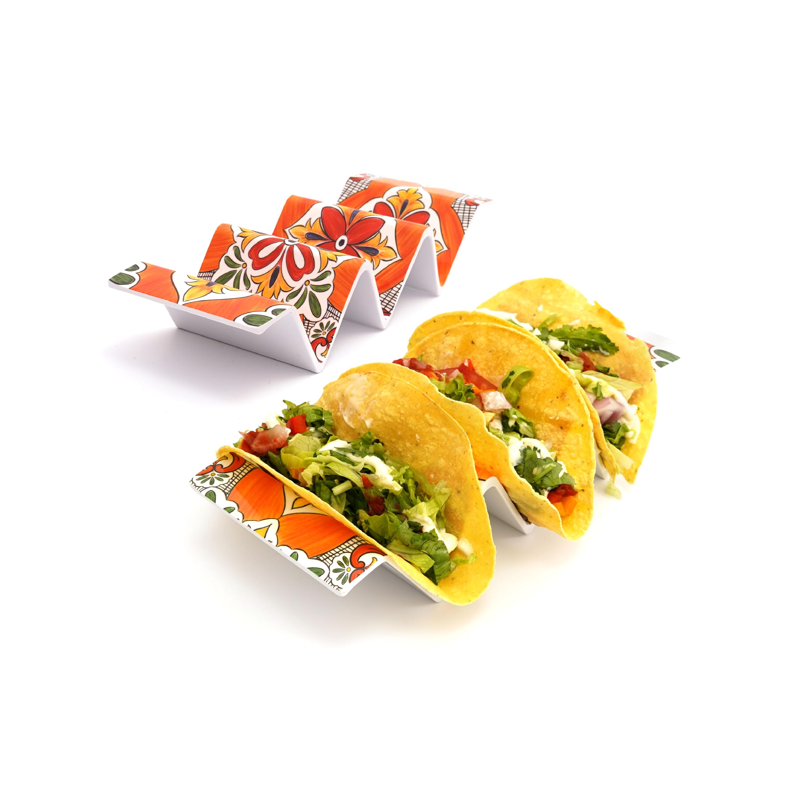TP Taco Holder Stands handle design enables easy carrying to the table.