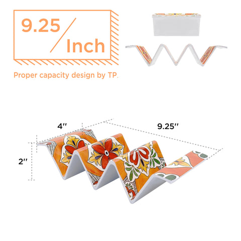 TP Taco Holder Stands hold 3 tacos, ideal for organized taco night.