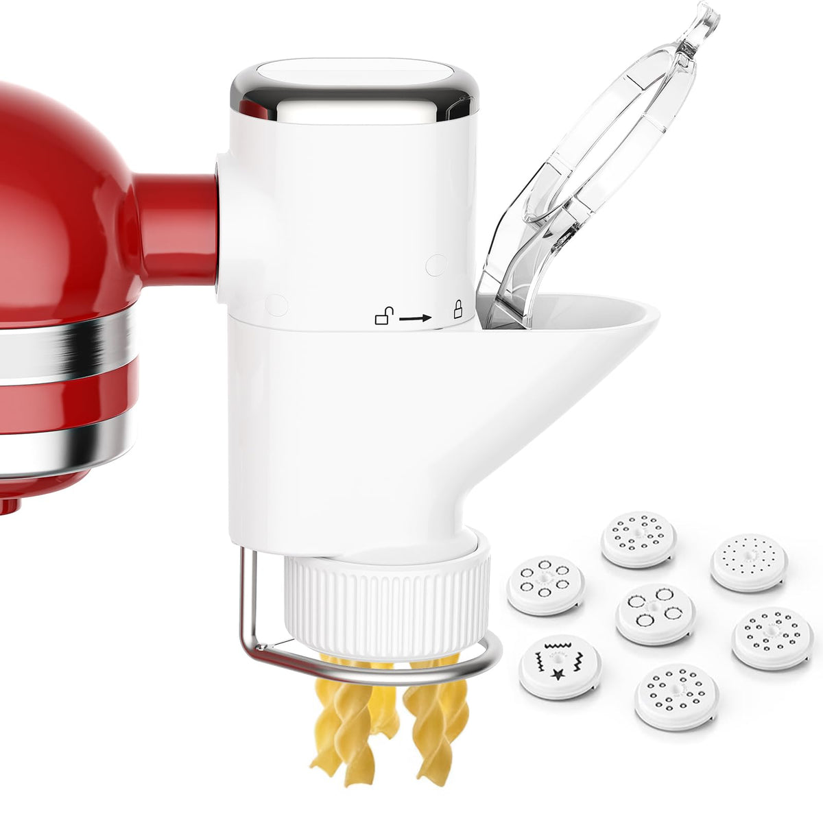 TPGSING Gourmet Pasta Press spaghetti plate for versatile home pasta making