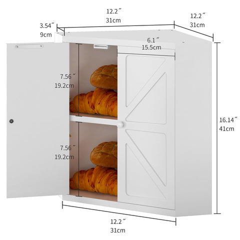 TQQDCI space-saving corner design on a clutter-free counter