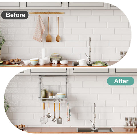 TQVAI 18/8 stainless steel construction resists rust in humid kitchens.