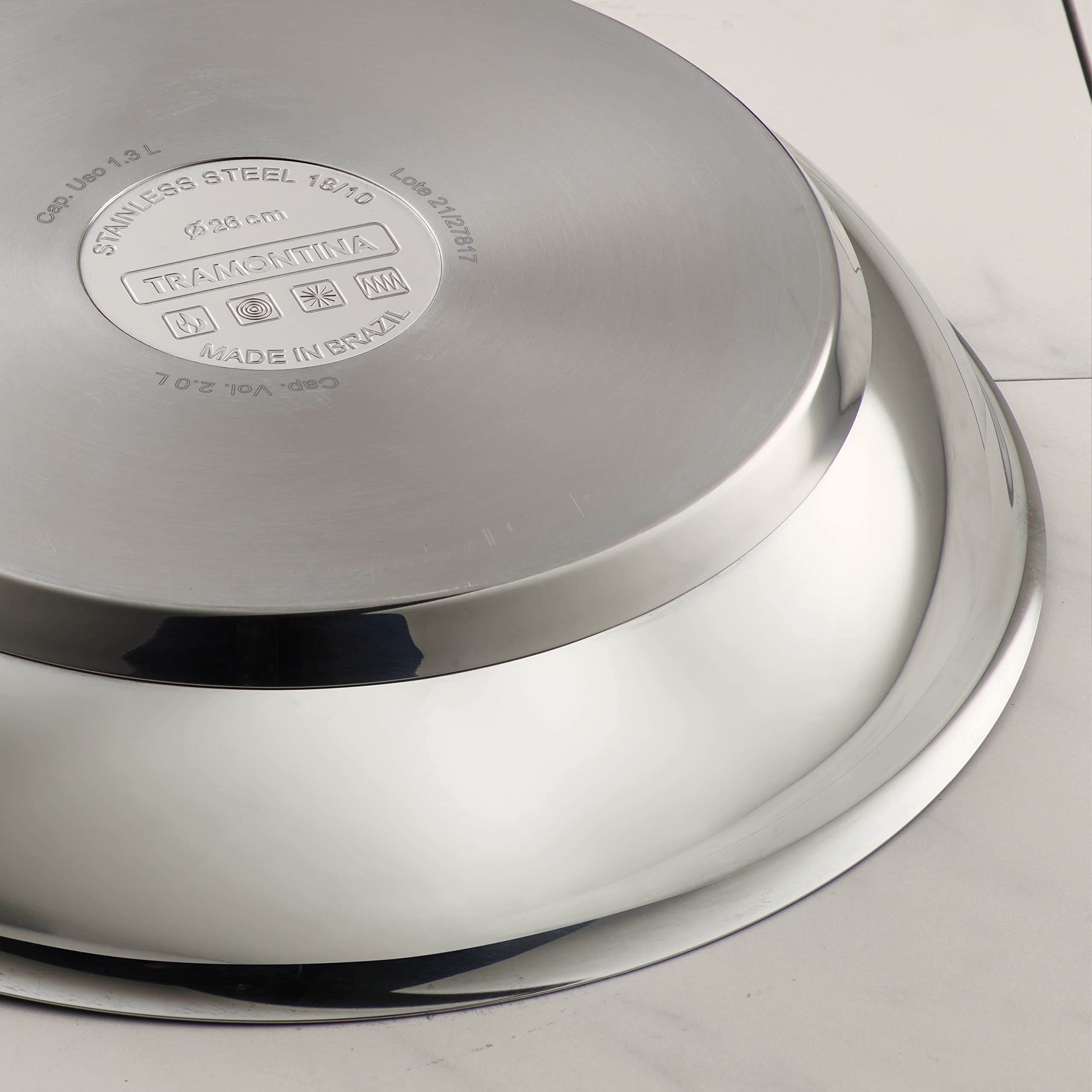 Tramontina 8-inch nonstick fry pan oven safe up to 450F.