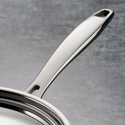 Tramontina Signature Tri-Ply Saucepan induction-ready performance on all cooktops.