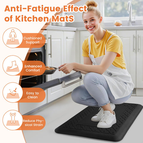 TranquilMoments kitchen mat suitable for sink area and standing desk as comfortable pad.