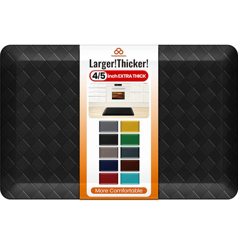 TranquilMoments kitchen mat top view shows thick cushioning for comfortable standing