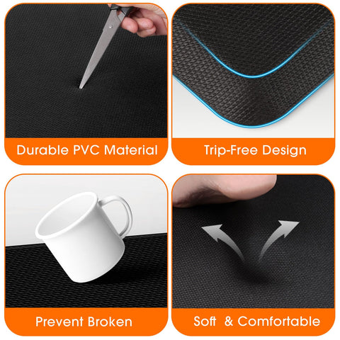 TranquilRelax mat designed for easy wipe-clean maintenance after spills and splashes.