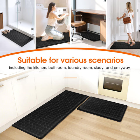 TranquilRelax diamond-pattern mats add style without sacrificing comfort