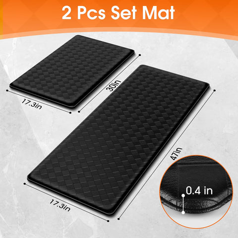 TranquilRelax mats beside the stove area offer soft cushioning during cooking