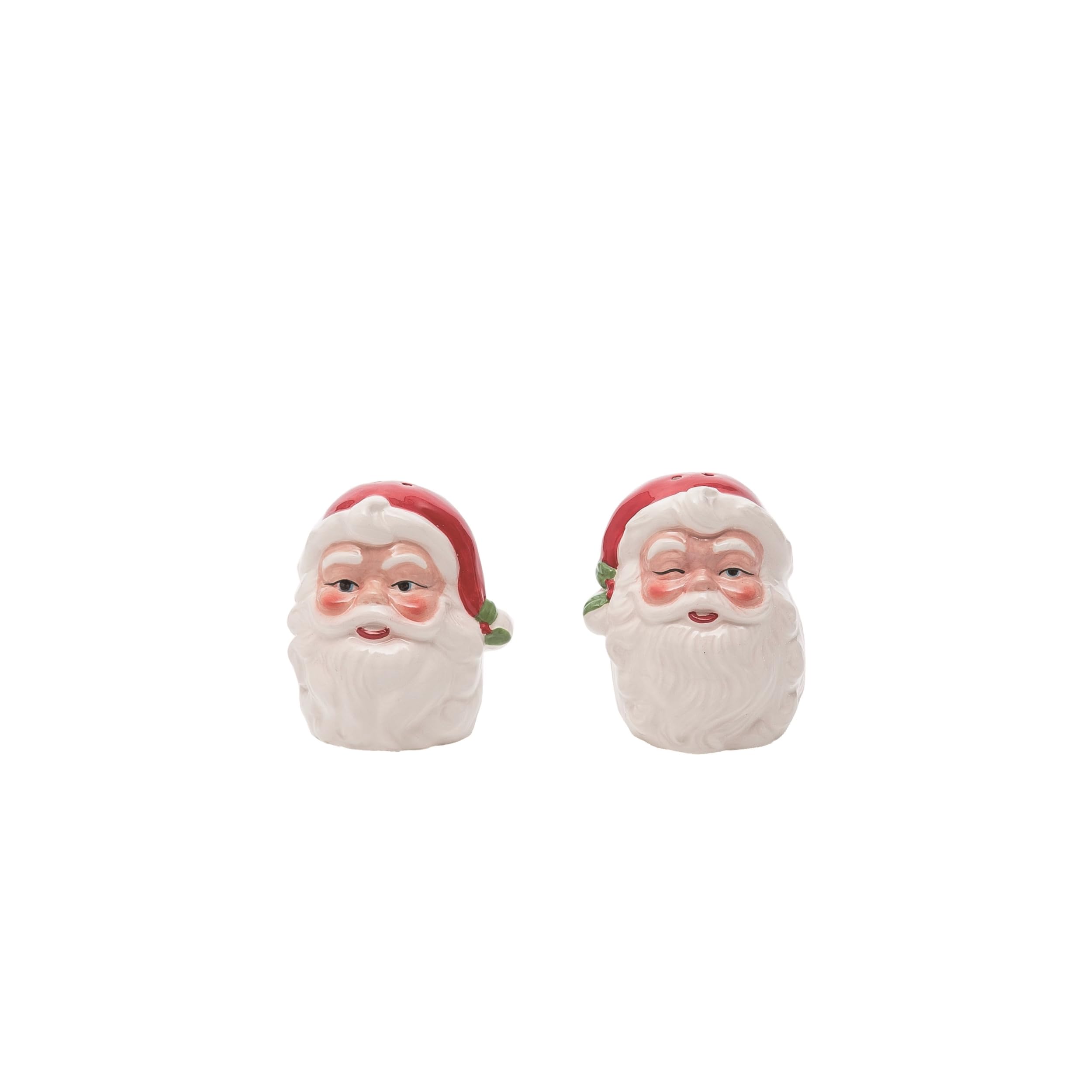 Transpac Santa shaker dimensions, 3.25 inches tall by 2.5 inches wide.