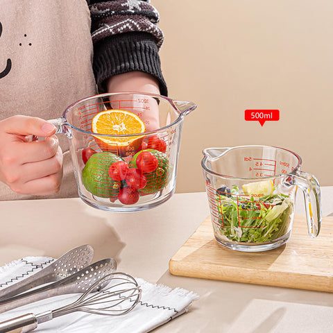 TRBIDRBO top-rack dishwasher safe glass measuring cup for easy cleanup