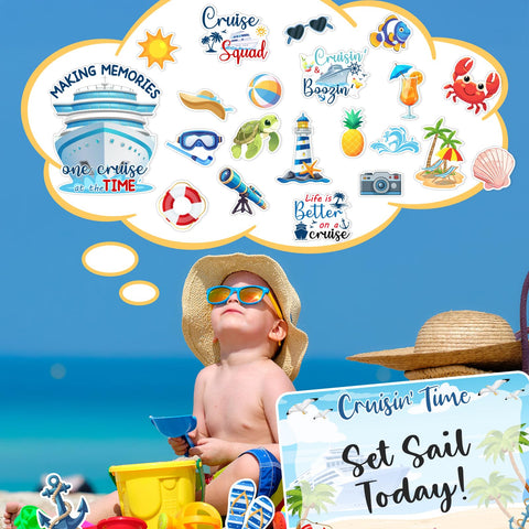 TREACLUB dry-erase cruise sign allows personalized cabin messaging and easy changes.