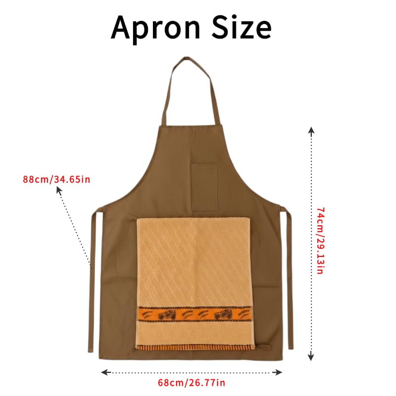 Treayes Herton apron print stays sharp after washing for frequent cooks.