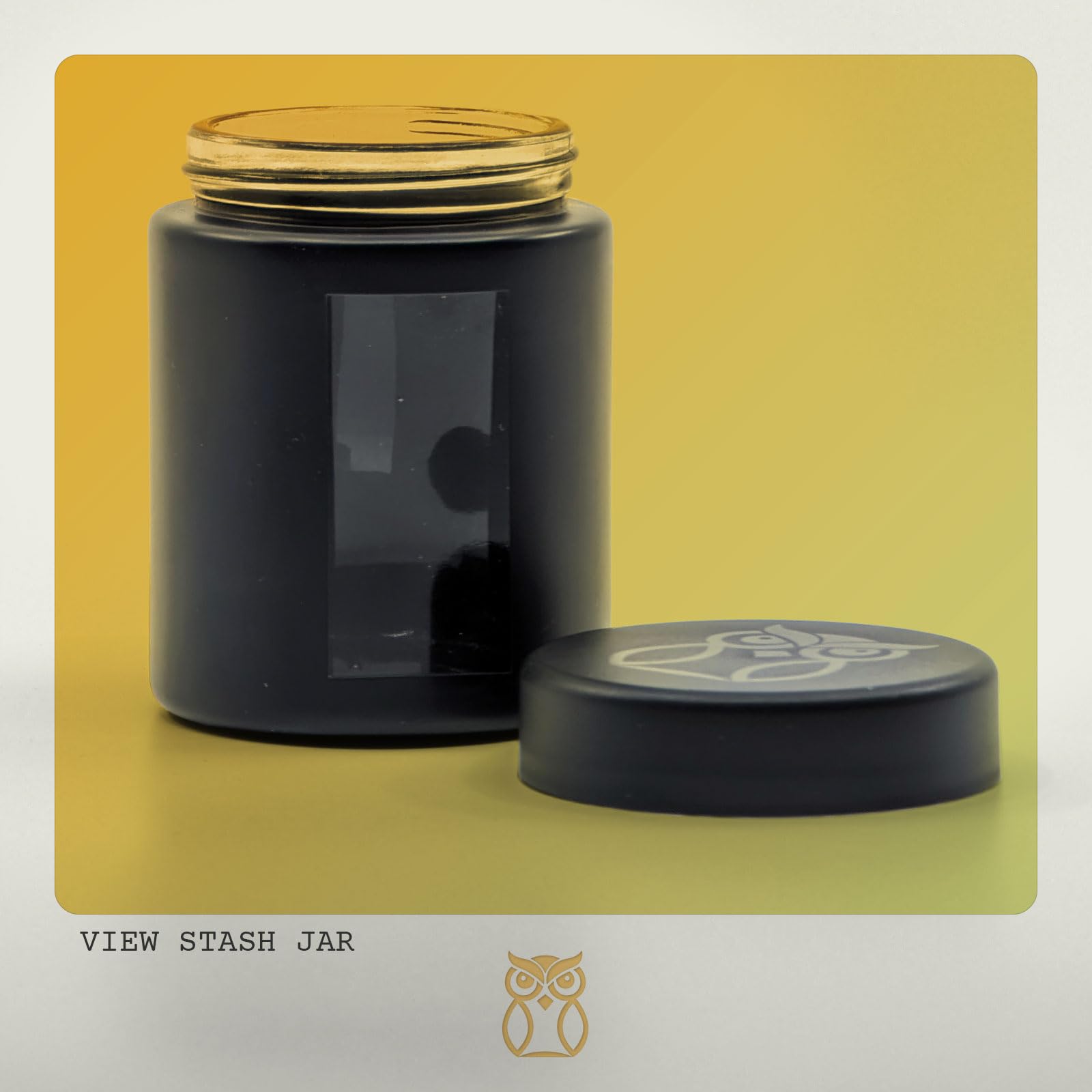 Treehouse Stash Jar non-slip base for secure placement