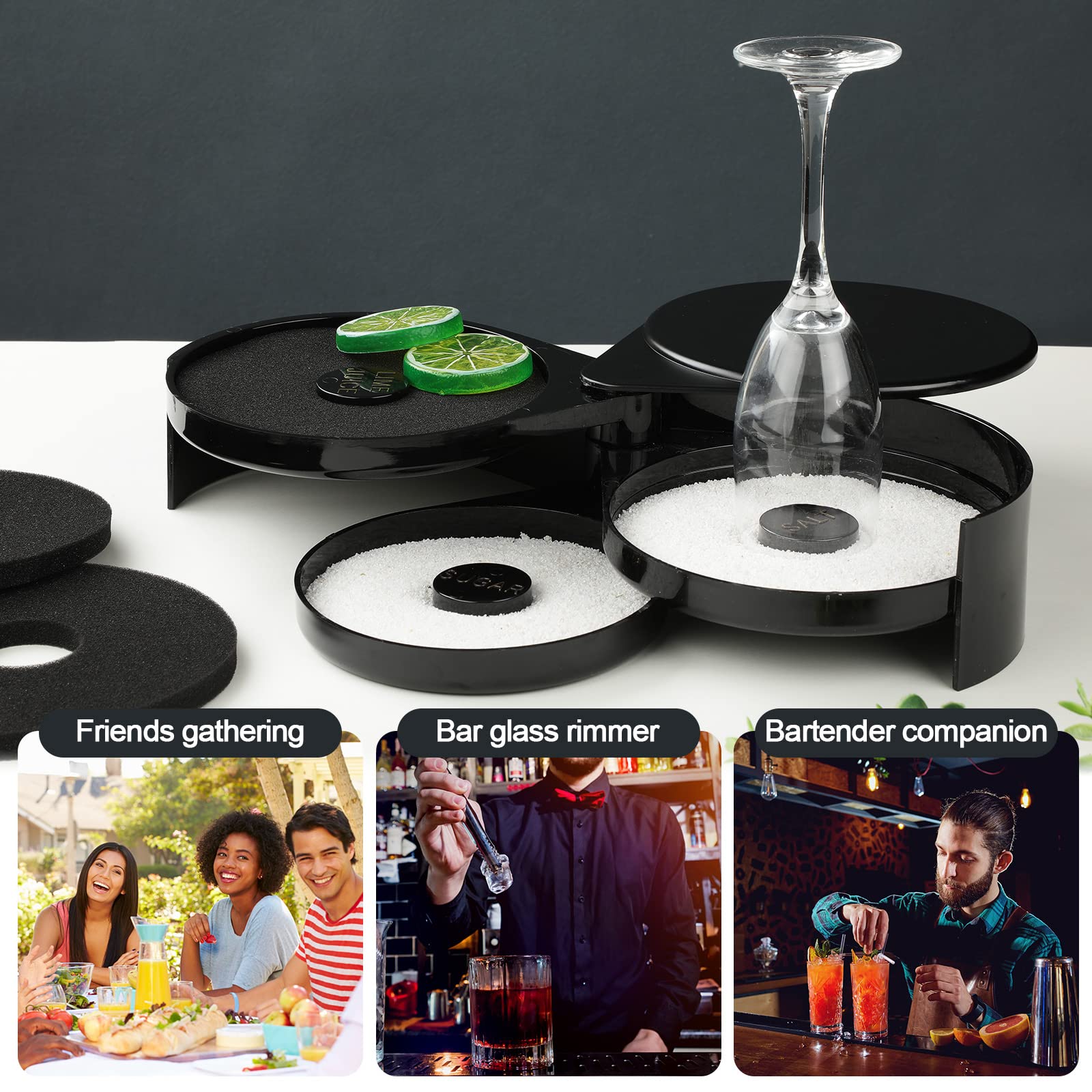 Treela Bar Rimmer Sponges stackable pack keeps bar storage tidy and ready.