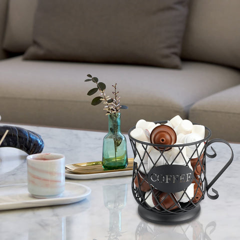 TreeLen K Cup Holder dimensions nine-by-five-by-seven inches fit on counters.