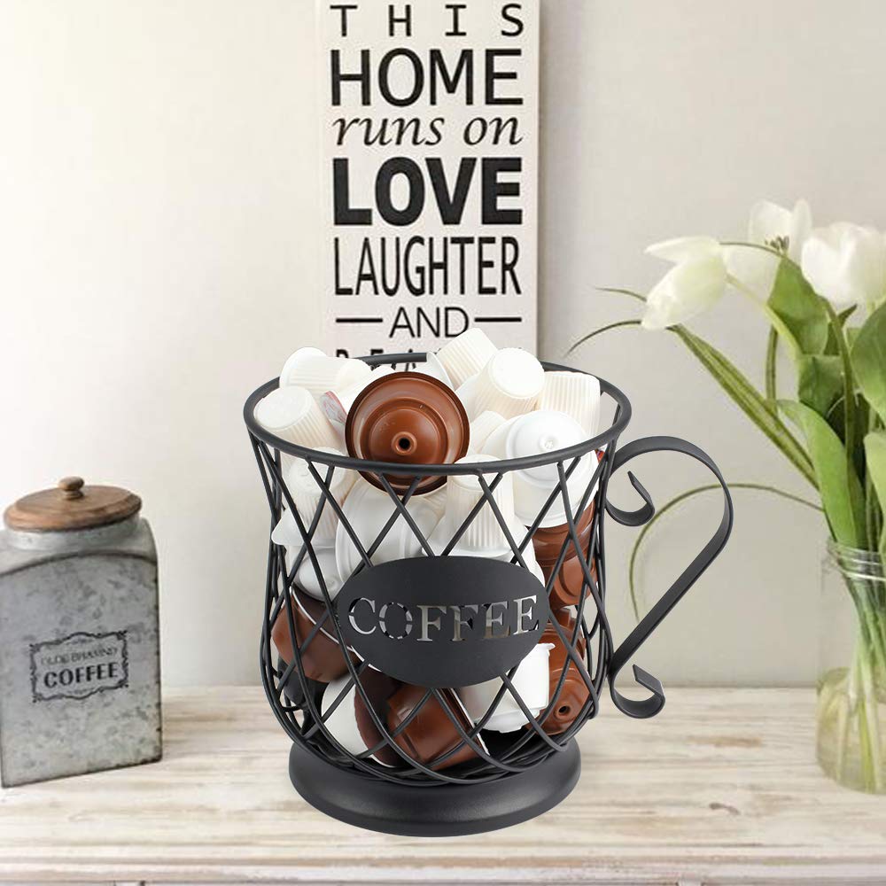 TreeLen K Cup Holder enables easy-access coffee pod selection during busy mornings.