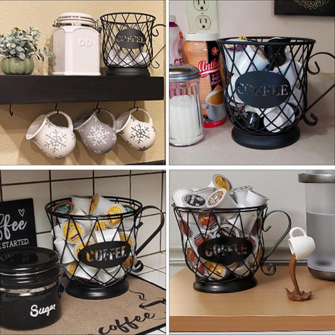 TreeLen K Cup Holder features a matte black finish for a sleek, durable look.