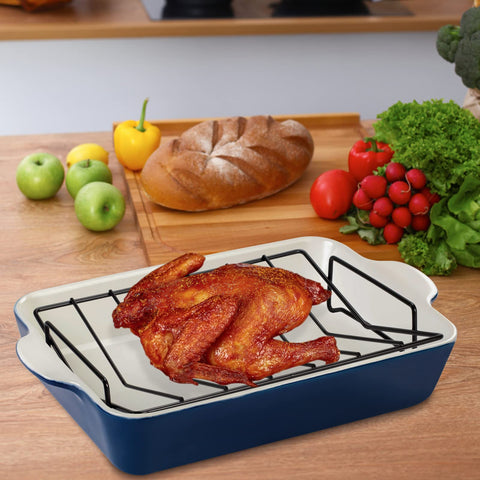 TreeLen rib rack oven-safe up to 575F for high-heat use.