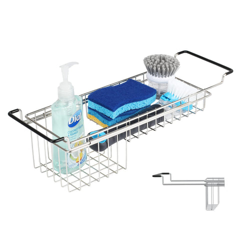 TreeLen sink caddy sponge holder keeps sponges organized and dry.