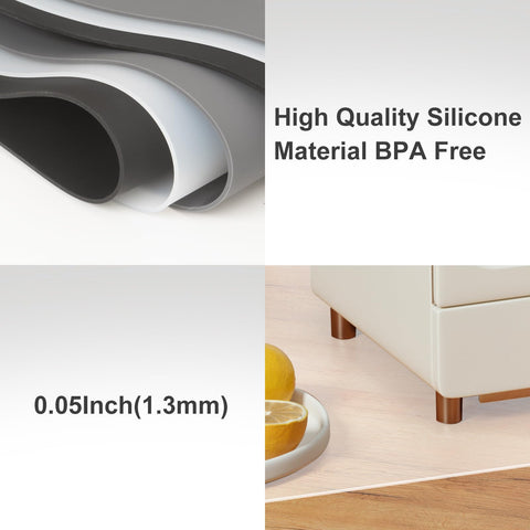 Treerit non-slip surface design stays in place during kneading and baking.