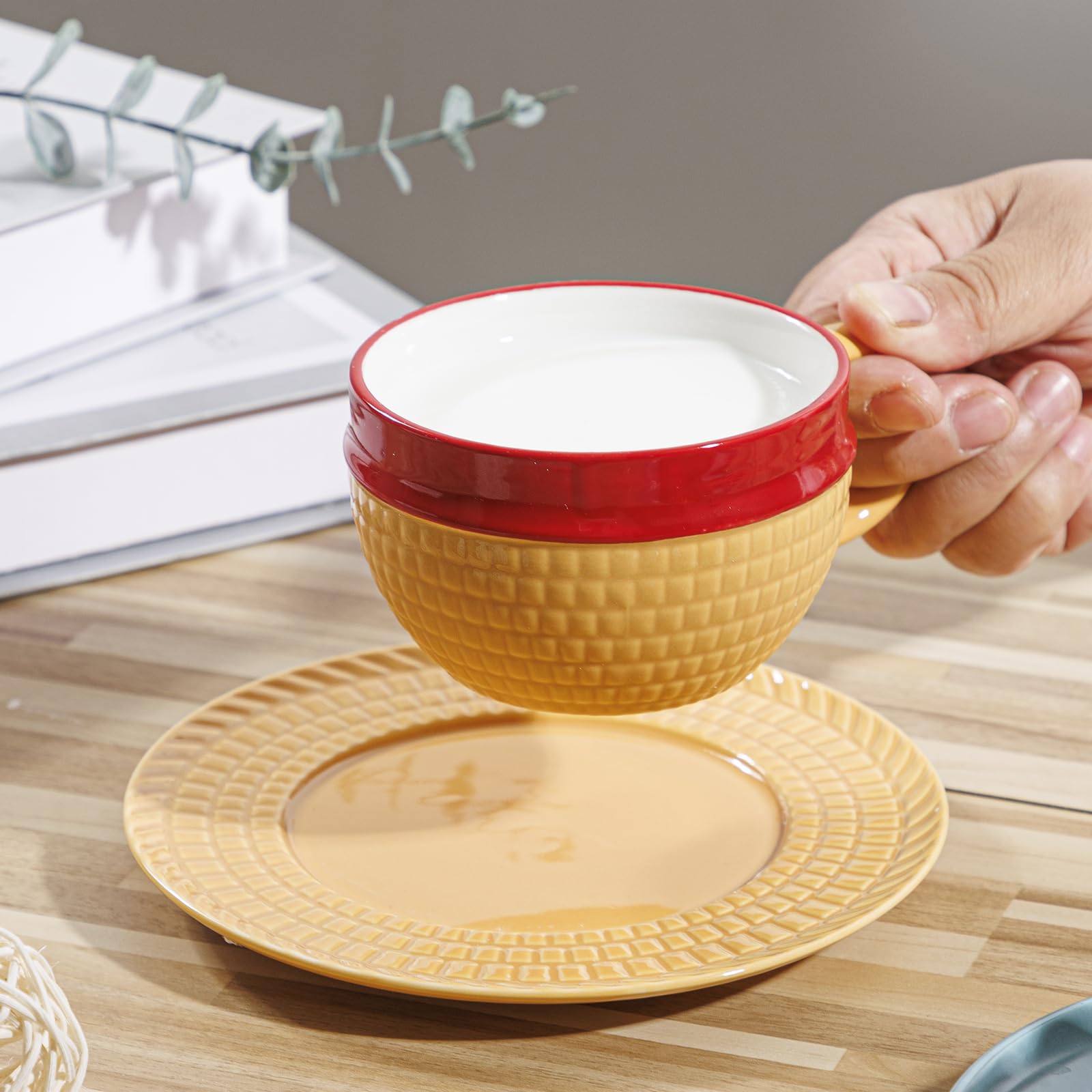 Vivid anime artwork sublimated into ceramic for lasting color