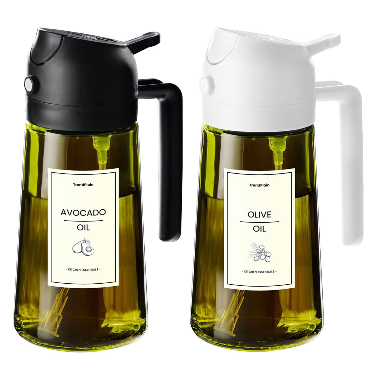 TrendPlain olive oil dispenser bottle pour for precise everyday cooking.