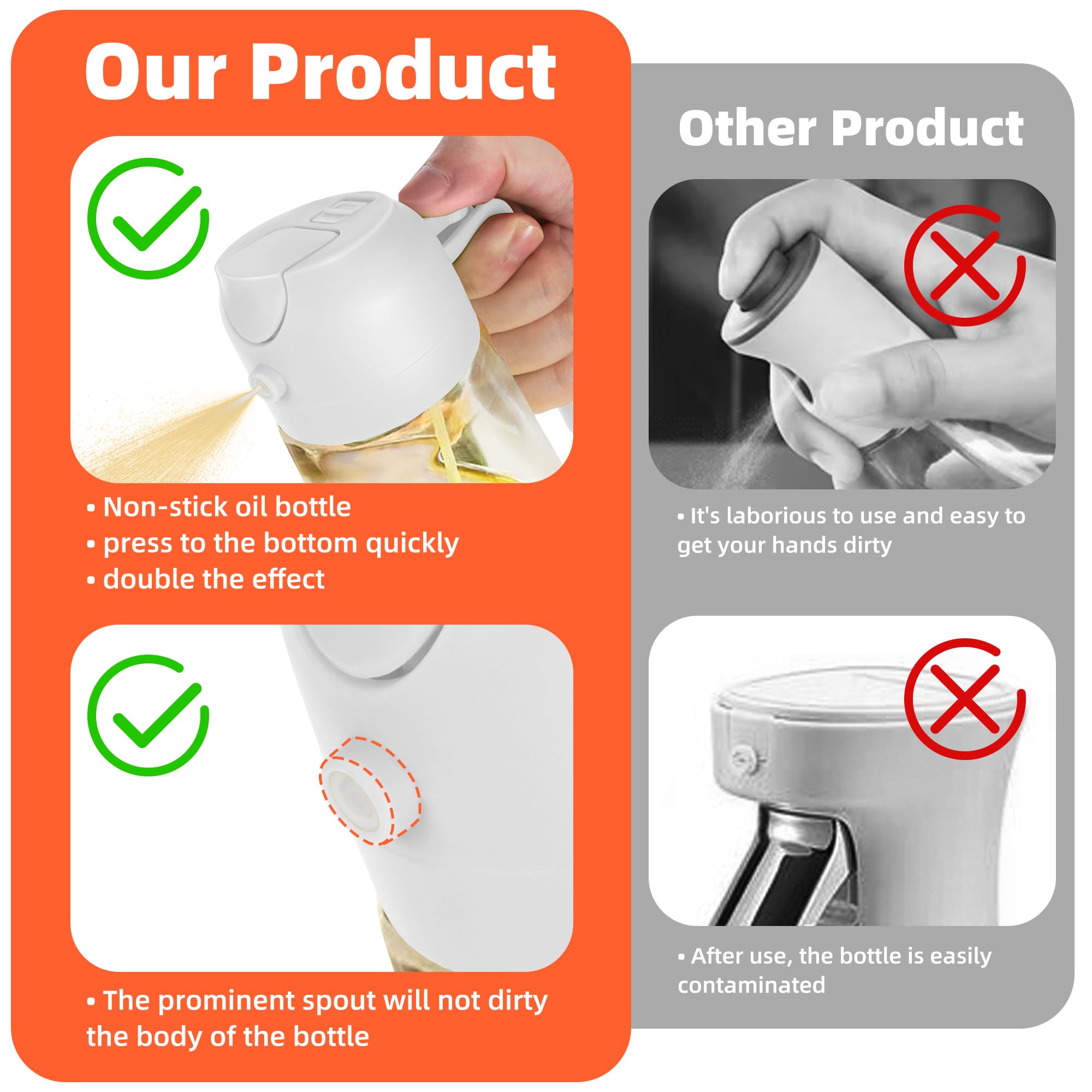 TrendPlain easy-clean design suitable for busy kitchen tasks