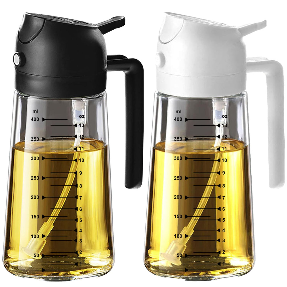 TrendPlain olive oil sprayer glass bottle, precise mist for cooking