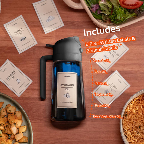TrendPlain olive oil sprayer nozzle precision for even mist and controlled cooking