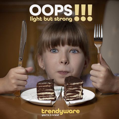 TrendyWare teaspoons with a high-shine finish for desserts and stirring.
