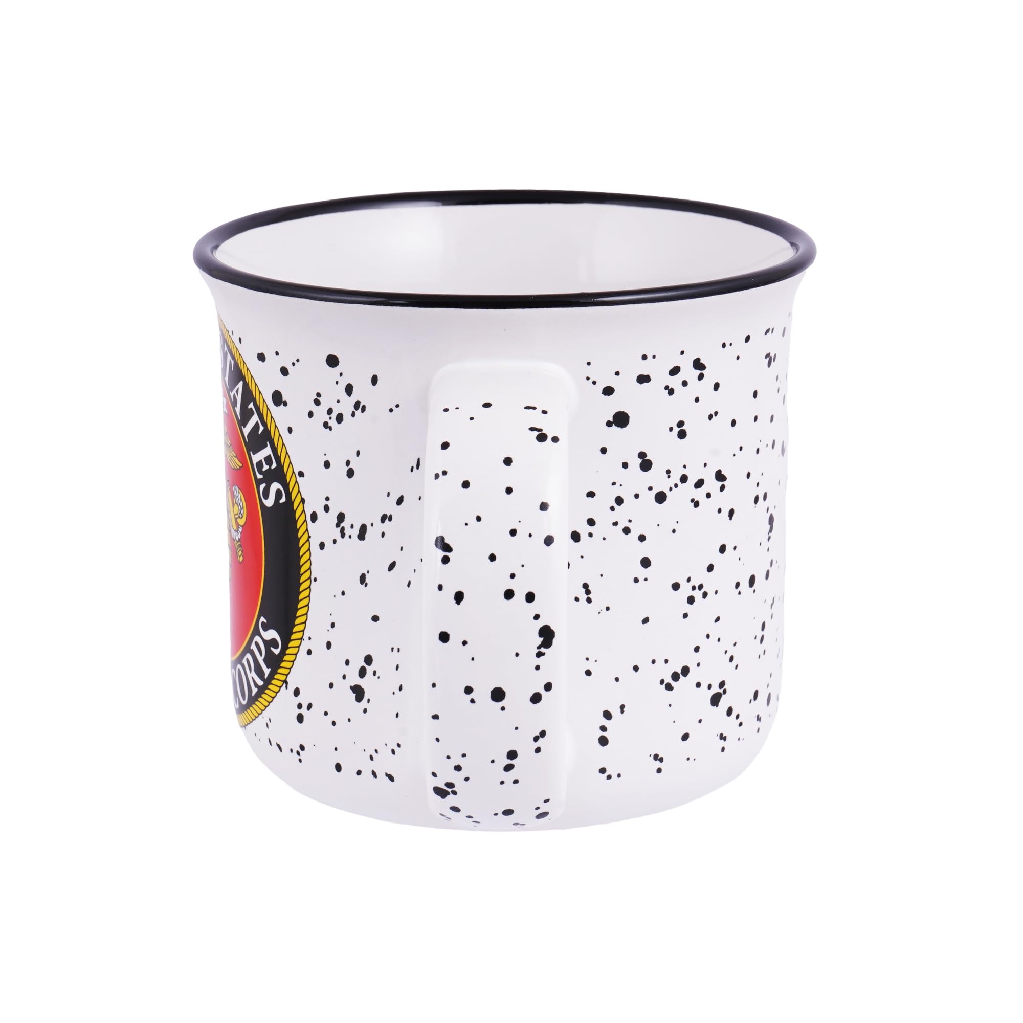 Trendy Zone 21 USMC legacy mug large handle for comfortable grip.