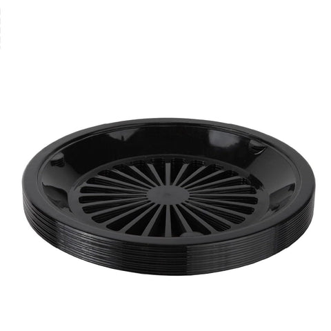 Trenton Gifts 10-inch plate holder pack in black keeps plates secure and mess-free.