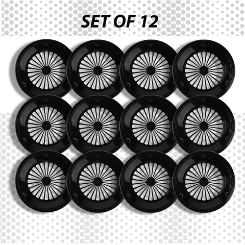Trenton Gifts snap-in grooves plate holder keeps plates from sliding during picnics.