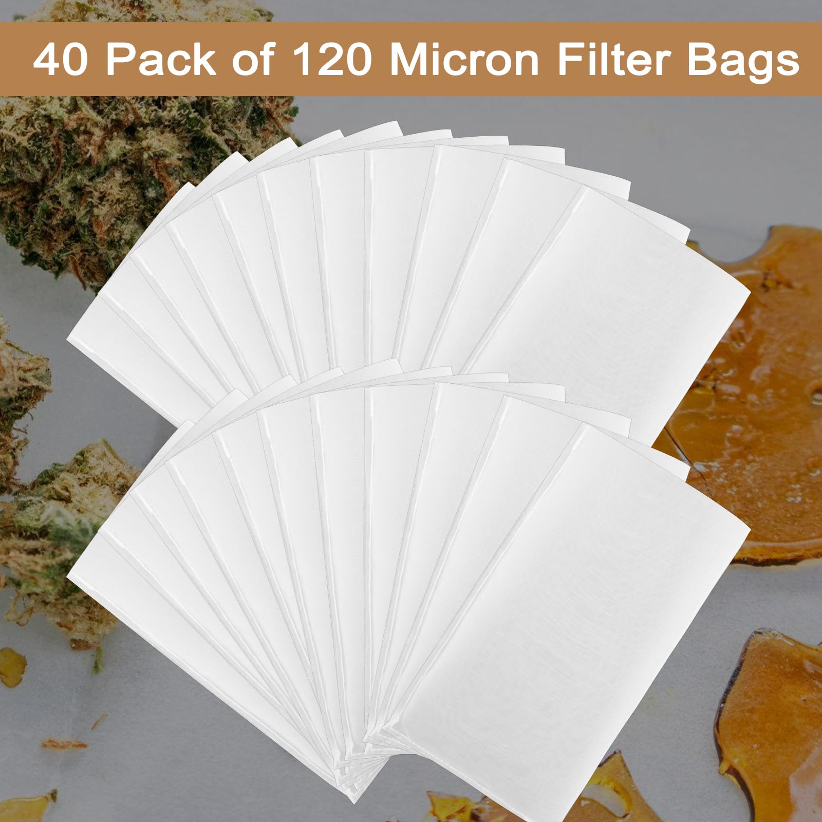 TRESSON nylon tea filter bags demonstrate heat resistance up to 375°F.