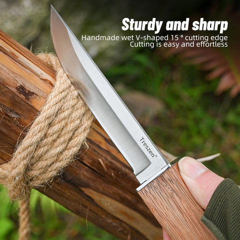 Treszen double knife set in a kitchen scene demonstrating versatile prep