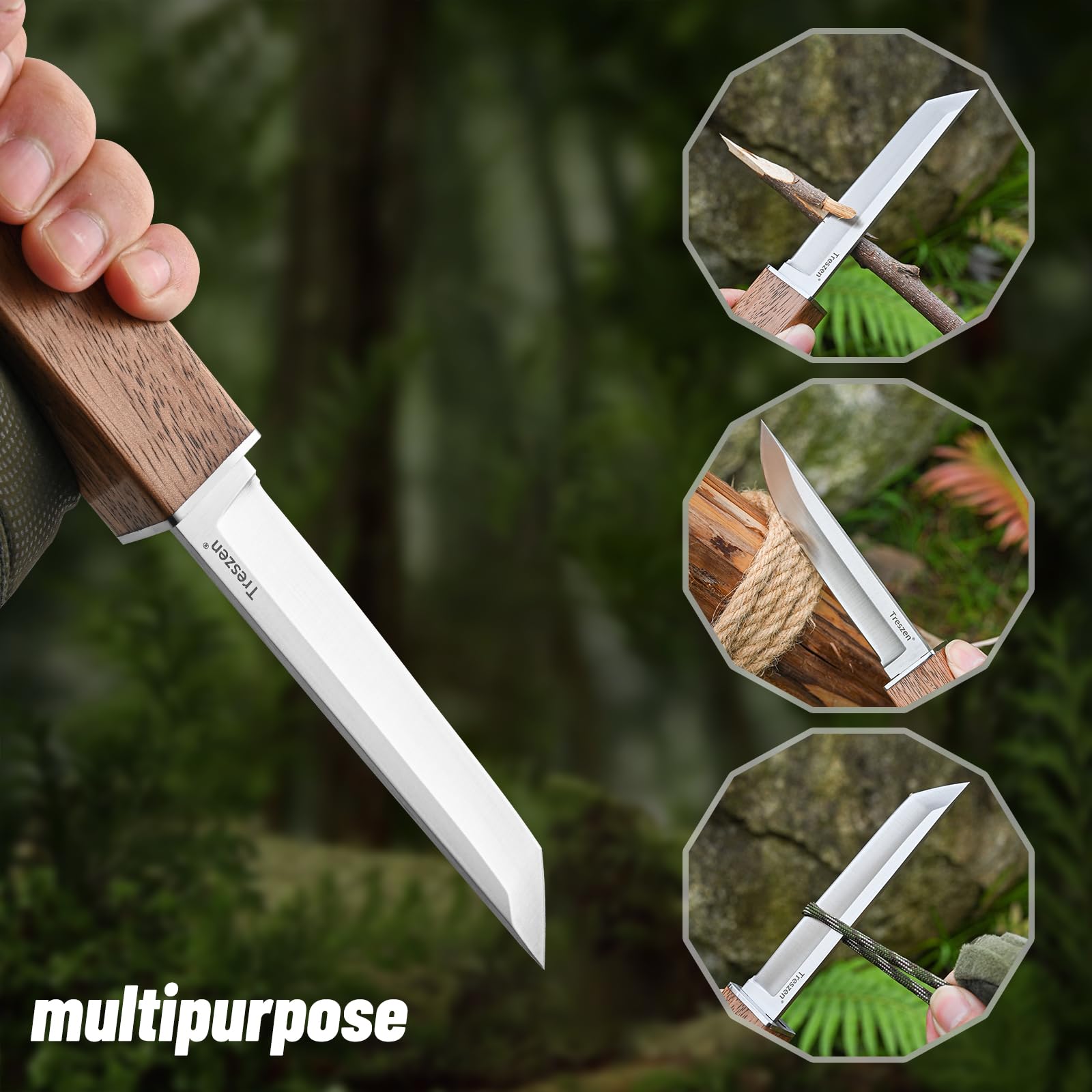 Treszen double knife set for mincing and dicing prep in busy kitchens