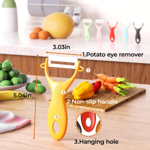 Trez Treamer dishwasher-safe peeler for easy cleanup