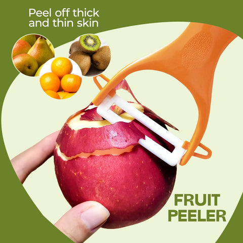 Trez Treamer two-in-one peeler with eye remover for blemish trimming