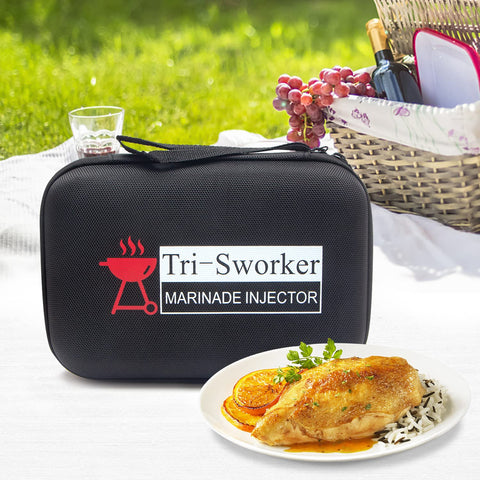 Tri-Sworker cleaning brushes and O-rings included for simple maintenance