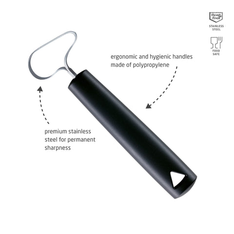 Triangle Fruit and Vegetable Corer ergonomic handle for steady use