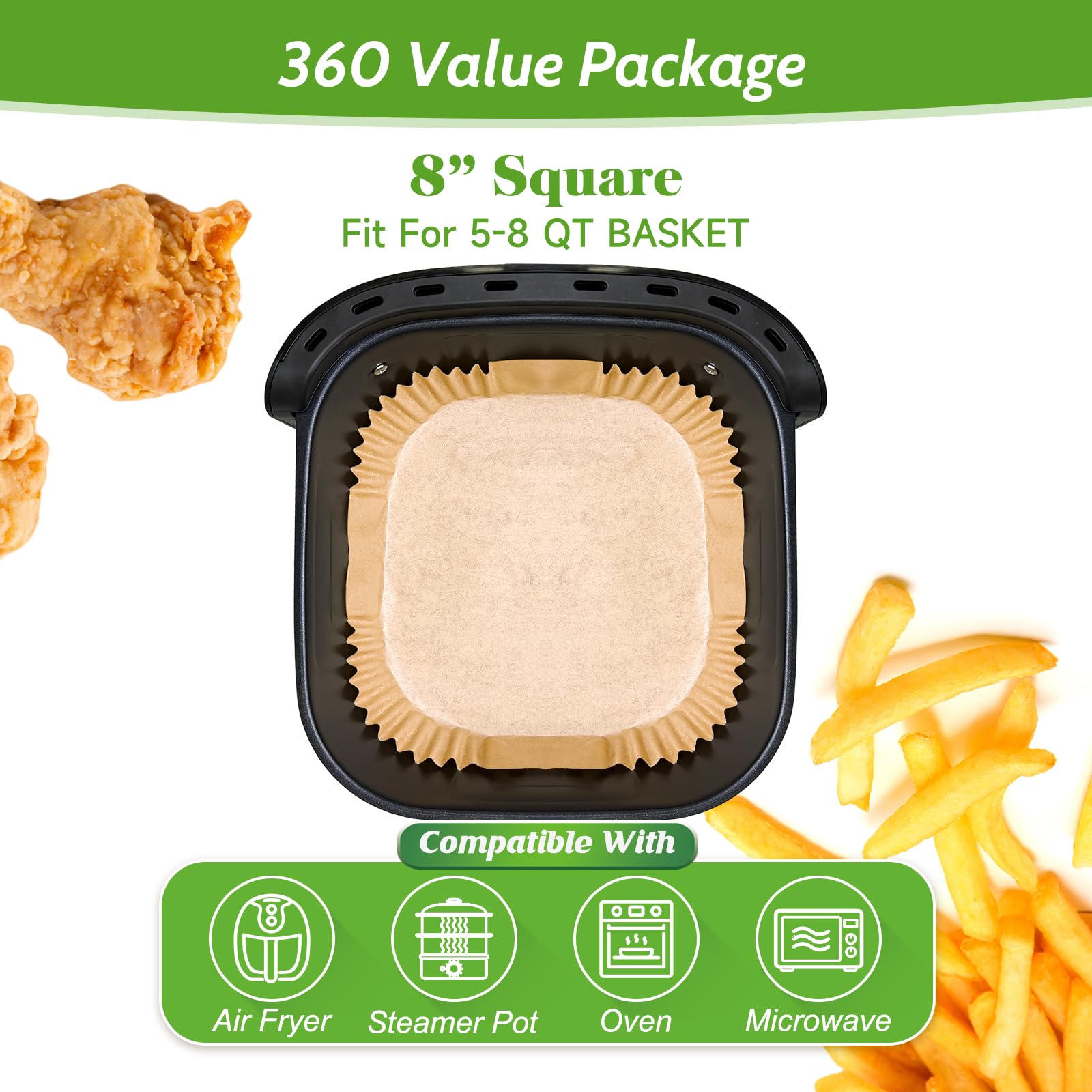 Tripho heavy-duty liner with silicone coating resists tearing during cooking.