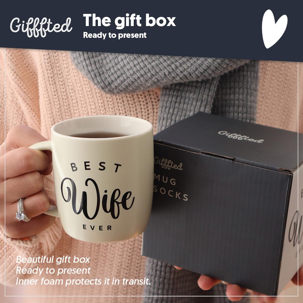Cream ceramic mug with 380ml capacity for coffee or tea