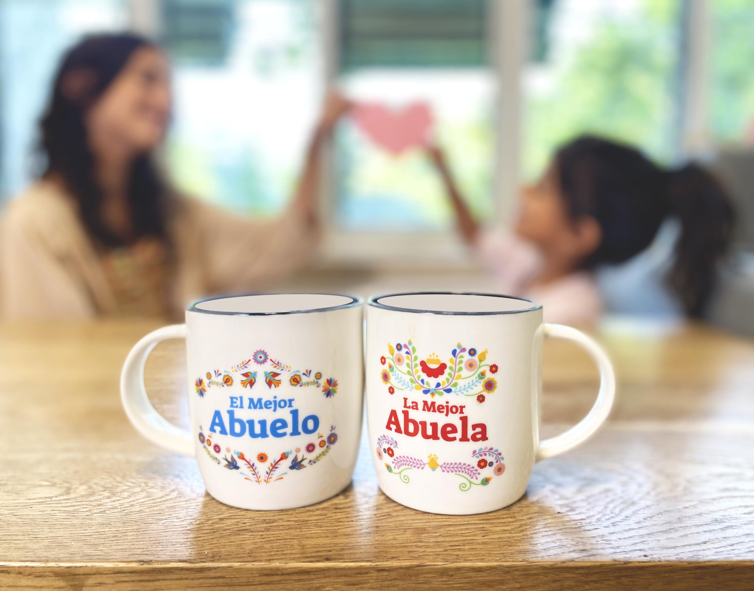 Triple Gifffted grandma mug close-up with warm design for morning coffee