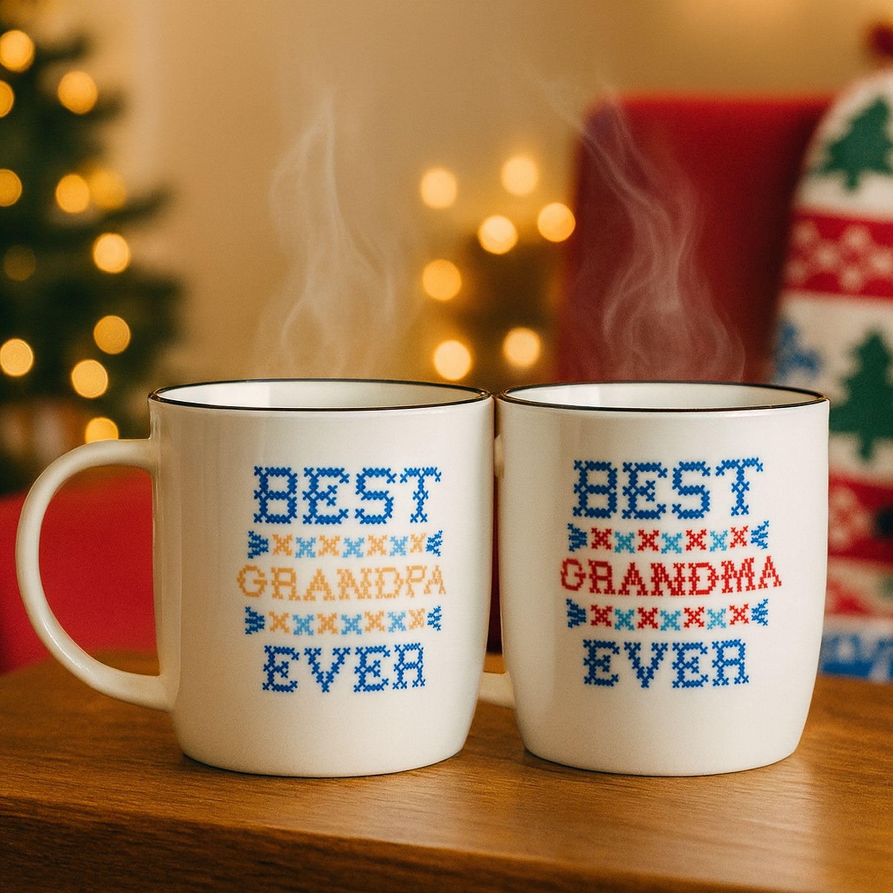 Triple Gifffted mug featuring grandma quote close-up for morning rituals.