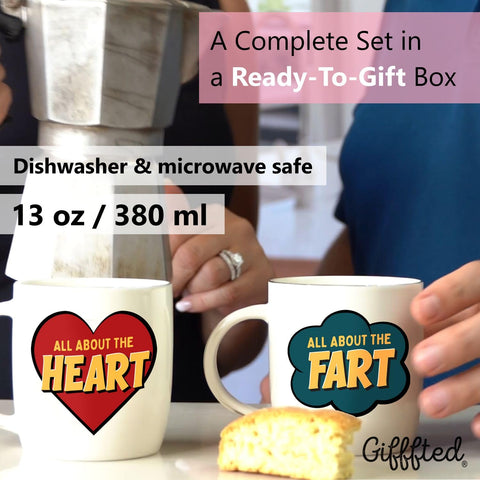 Triple Gifffted wedding anniversary mug set ready for celebration.