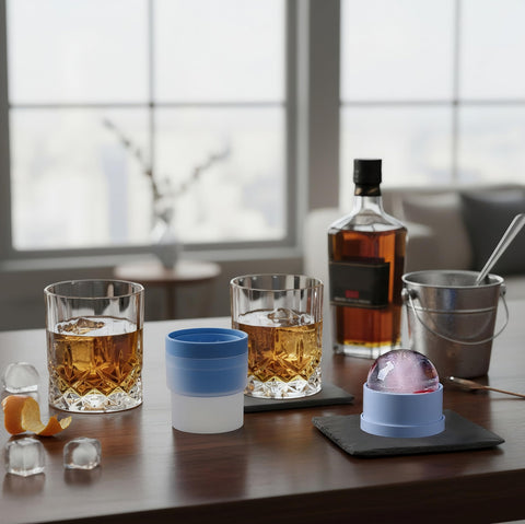 Heavy base design on Triplorare glasses for stable, luxurious pours